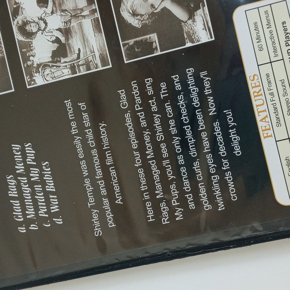 Shirley Temple B/W DVD Shorts (4 Shorts Total) 60 Mins - Picture 8 of 12